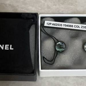 chanel 樹脂耳環