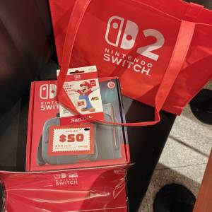(原價放) 全新未用 Switch 2 淨機版+記憶卡+Assemble贈品