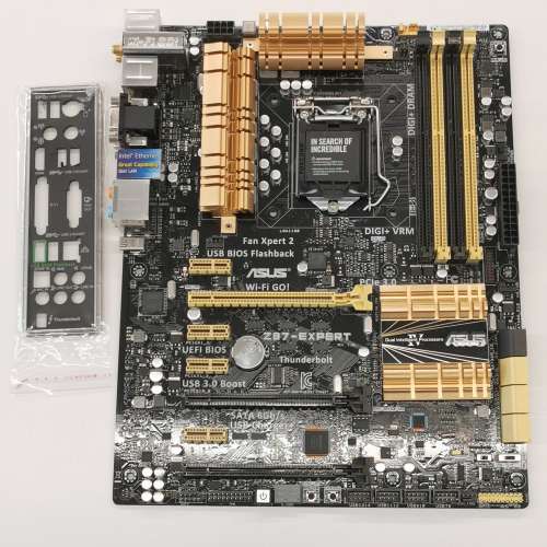 ASUS Z87 EXPERT 1150 not Z97 H97 B85 H81 MB 主版 Mainboard