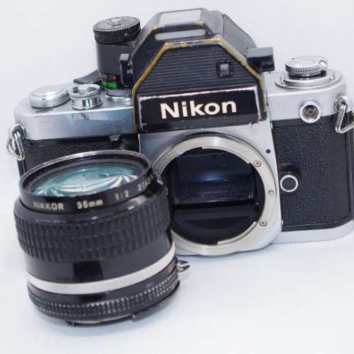 Nikon F2 chrome SB2 metering + Nikkor 35mm f2 AIS