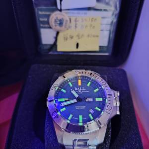 爽快可少議🚩最後特價全新五折🔥BALL watch 波爾錶，全套行貨二年保用，招牌氣燈夜...