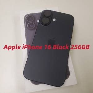 Apple iPhone 16 256GB 黑色 已開封未激活