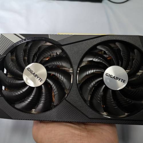 有保養GIGABYTE RTX3060TI 雙風扇細卡