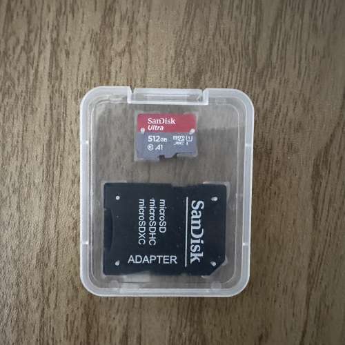 Sandisk Ultra 512GB A1 MicroSDXC 1 Switch可用 Micro SD Card 連 SD Card Adapter