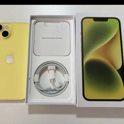 近全新 充電14次 iPhone 14 plus 128gb eSim+實體sim 無鎖 原裝無拆 英/澳/日/歐版 ...