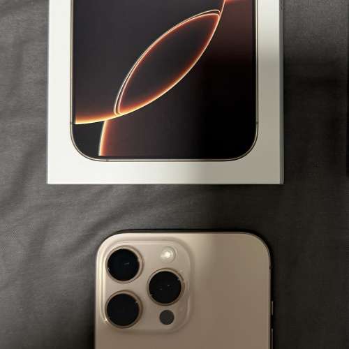iPhone - 16ProMax 512G 沙漠色全套（香港行貨99.9%New)