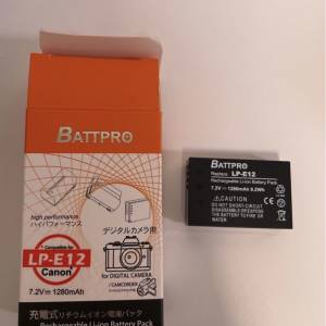 Canon 副廠電池 Battpro LP-E12
