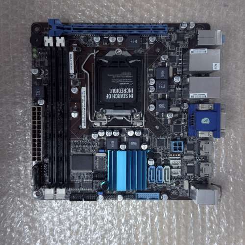二手 Aaeon EMB-B75A-A10 B75 DDR3 LGA1155 ITX MB
