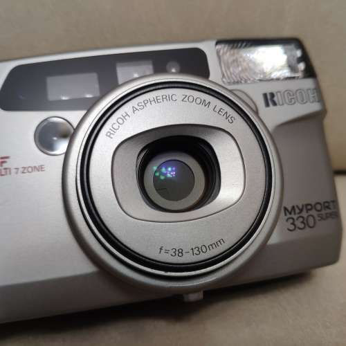 Ricoh MyPort 330 Super 新淨有盒中古菲林相機 傻瓜機 38-130mm底片相機 旅行便攝...