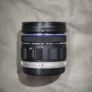 olympus 9-18 M43 奧林巴斯 9mm  18mm 冇盒冇單冇證冇罩 鏡片通透完好無損 對焦正常...