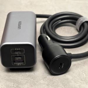 Ugreen 綠聯 150W 車用充電器 適用蘋果超快充