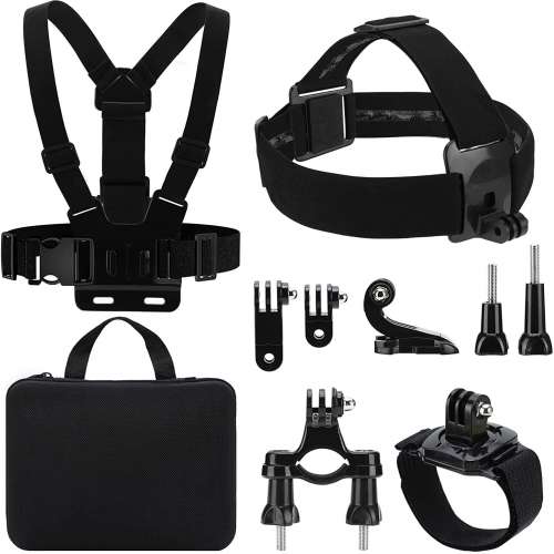 12 In1 Action Camera Accessories Basic Kit For GoPro Hero 12 Black 新手套裝