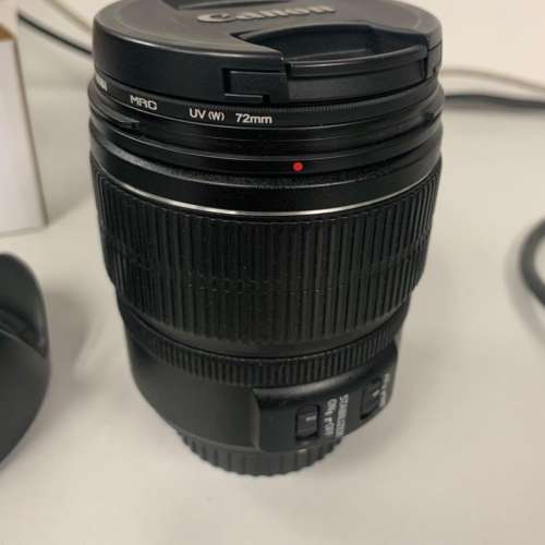 Canon EF-S 15-85 連uv 連 ew-78e