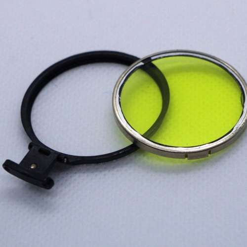 Yellow Filter and holder for Vintage Voightlander