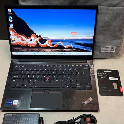真95%新 Lenovo Thinkpad E14 Gen4, 12代 i7-1255u, 40GB RAM, 全新1TB SSD, Win11...