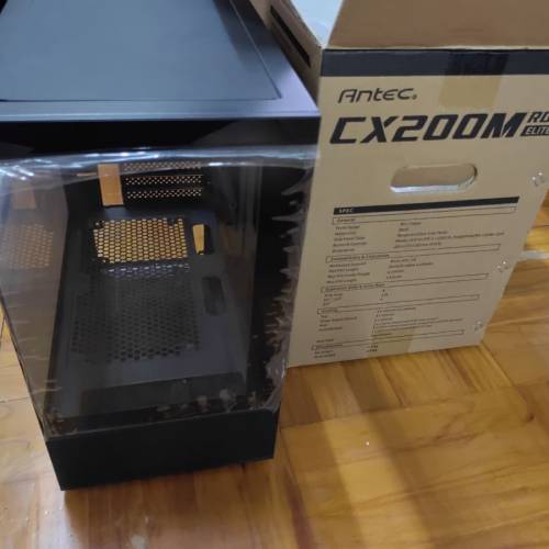 99.9% 新ANTEC CX200M matx 全海景機箱