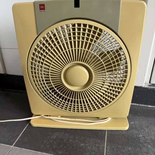 KDK 12寸座枱鴻運扇，扇面帶黃，100％全正常，