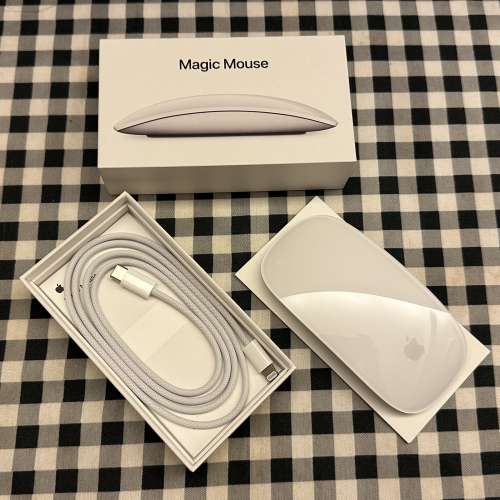 2024新款 Apple Magic Mouse 3 白色 行貨 100%全新 只開盒檢查和試機 未曾使用 Appl...