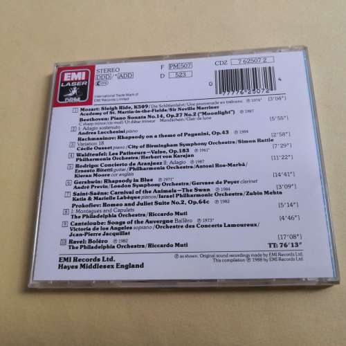 EMI - BEST ~ LOVED CLASSICS