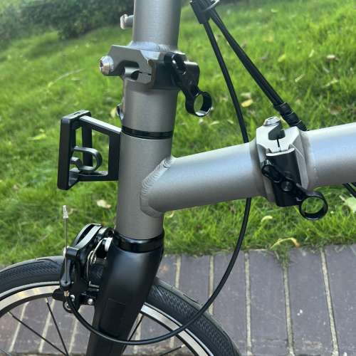 ( 大特價 $6800 ) 2025 最新款超輕版 ACEOFFIX C5 5速啞黑色碳前叉鋁合金折叠車 送...