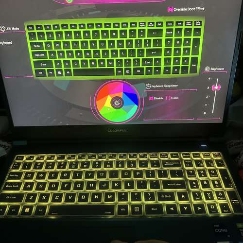 電競 手提電腦 i9 12代 Rtx3050ti Colorful x15 gaming laptop