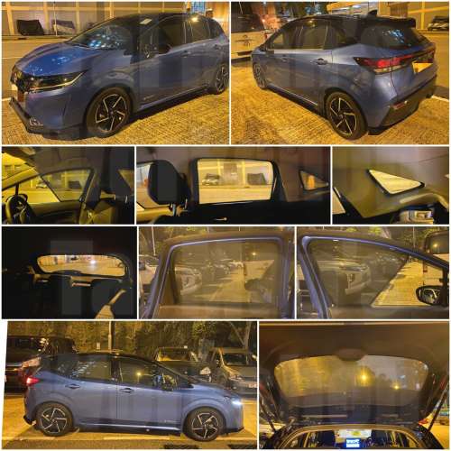 Note Epower 全車濾光窗網太陽擋