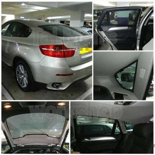 BMW X6 全車濾光窗網太陽擋