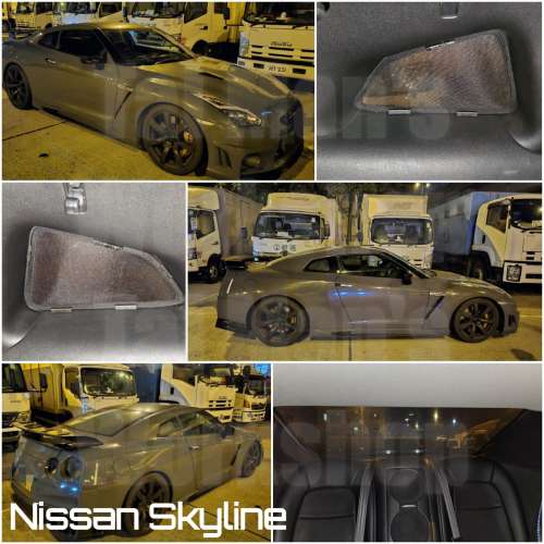 NISSAN SKYLINE GTR 濾光窗網太陽擋