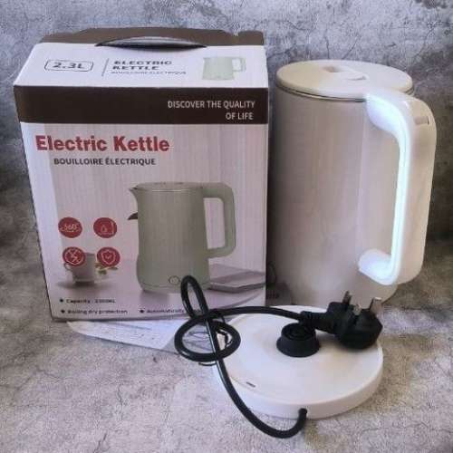 全新 白色 綠色 電水壺 電熱水壺 2.3L