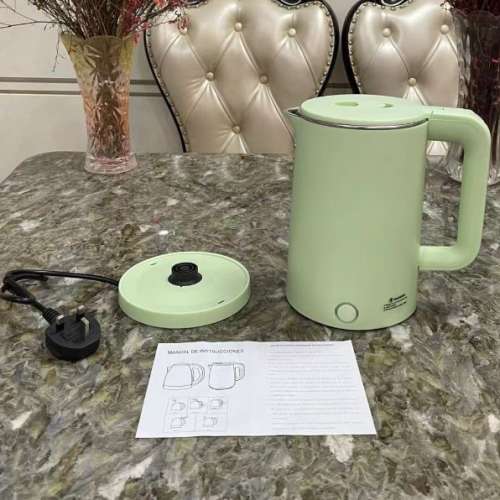 全新 白色 綠色 電水壺 電熱水壺 2.3L