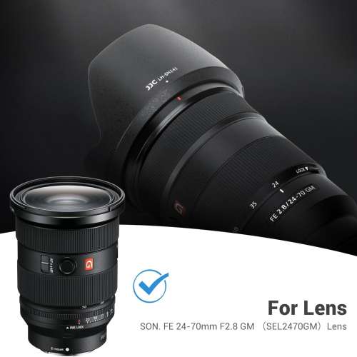 JJC LH-SH141Lens Hood designed for the SON. FE 24-70mm F2.8 GM (SEL2470GM)