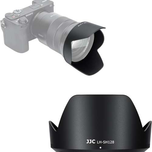 JJC LH-SH128 Lens Hood for the SON. E PZ 18-105mm F4 G OSS (SELP18105G)