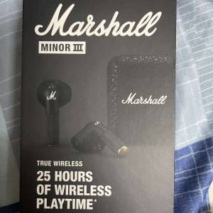 (MARSHALL) MINOR III 真無線藍牙耳機