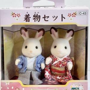 sylvanian families森林家族25週年絕版和服組合