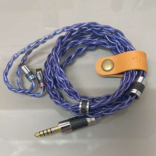 [限量1條](耳機線名:魅藍)石墨希合金，由石墨希+銅+銀組合而成，泰國耳機品牌線材，...