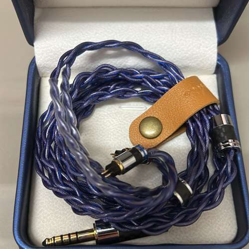 [限量1條](耳機線名:魅藍)石墨希合金，由石墨希+銅+銀組合而成，泰國耳機品牌線材，...