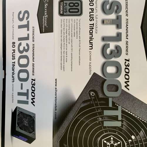 全新電競 server級 SilverStone 1300W 全模組化電源供應器 80PLUS Titanium ST1300-Ti