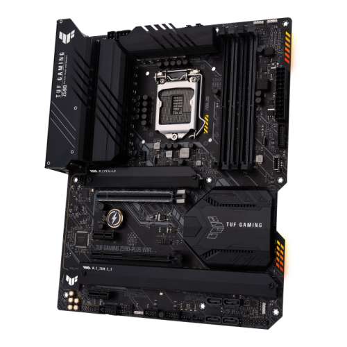 ASUS TUF Gaming Z590-PLUS  , WIFI 6 + 天綫 ,三個 M.2 插槽  (LGA 1200) ATX  燈...