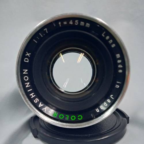 日本 45mm f1.7Color-Yashinon DX (拆自 Yashica electro35 菲林相機)已加M42牙(要...