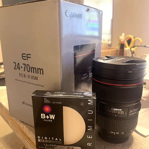 Canon EF 24-70mm f/2.8 L II USM 連 B+W filter