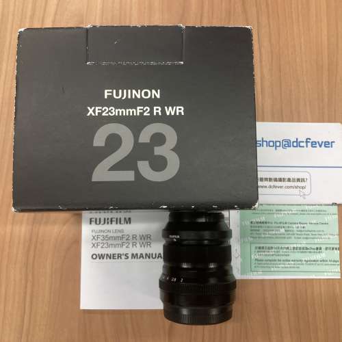 fujinon XF 35mm F2 R WR