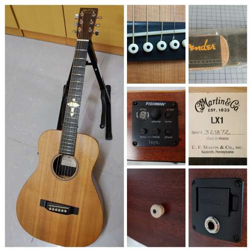 Martin LX1 (With Fishman Pickup) (Restoration Project/修復項目)