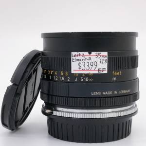 98% New Leitz Elmarit-R 35mm F2.8手動鏡頭, 深水埗門市可購買