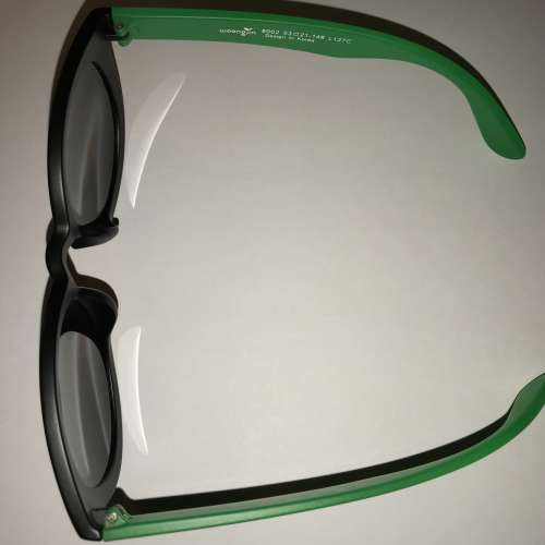 韓國設計偏光鏡磨沙黑色太陽眼鏡(S6)