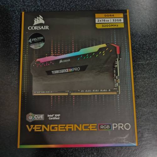Corsair Vengeance RGB Pro 32gb 3200mhz ddr4 ram 16gb x2