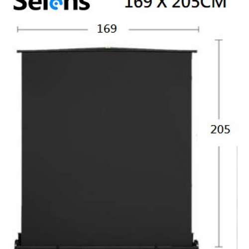 Selens 169cm(W) x 205cm(H) Roll Up Chromakey Background Set 背景屏幕易拉架