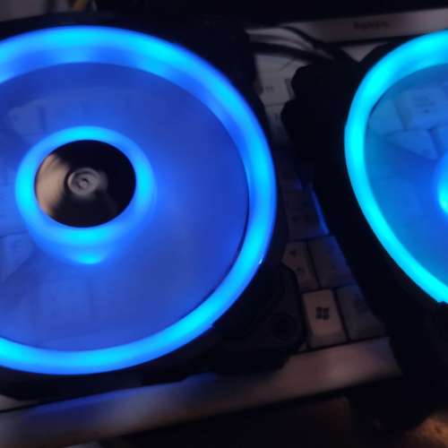 海盜船 機箱風扇 12V DC 0.30A  RWF0022 ARGB 12cm風扇 兩把