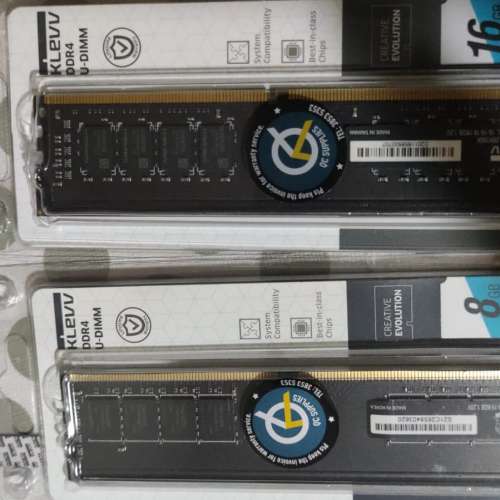 KLEVV Desktop Ram DDR4 2666 16GB+8GB共 24GB