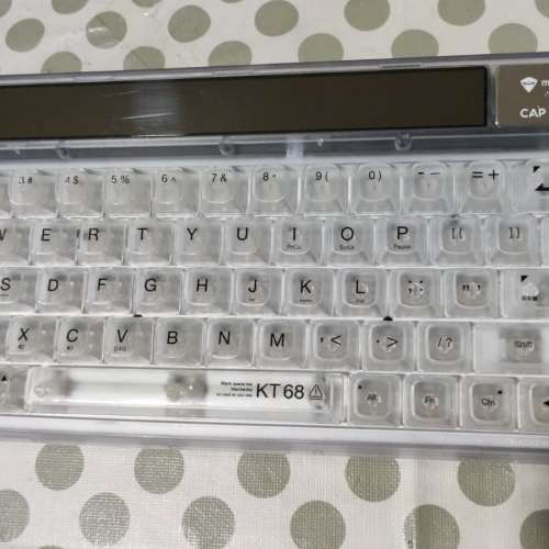 Machenike KT68-B68W LED White Limited Edtion Bluetooth Frost Switch 機械鍵盤