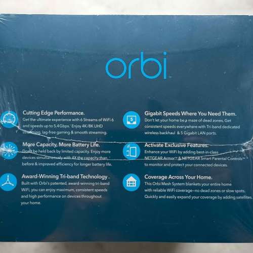 Netgear Wifi 6 triband mesh home system